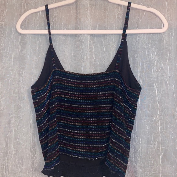 Cute multi colored glitter crop top - Picture 2 of 2